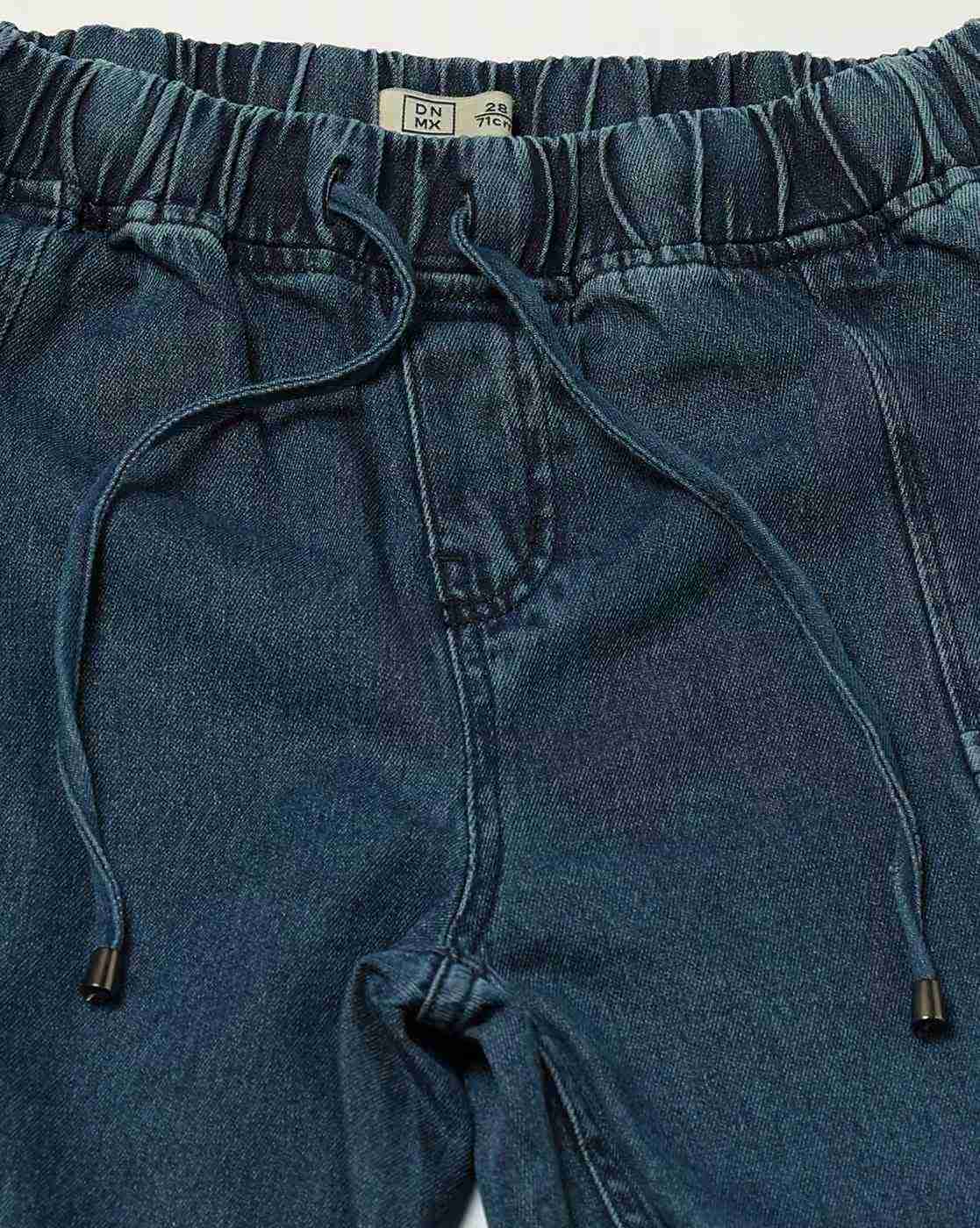 DNMX | Women Light-Wash Relaxed Fit Jogger Jeans|4