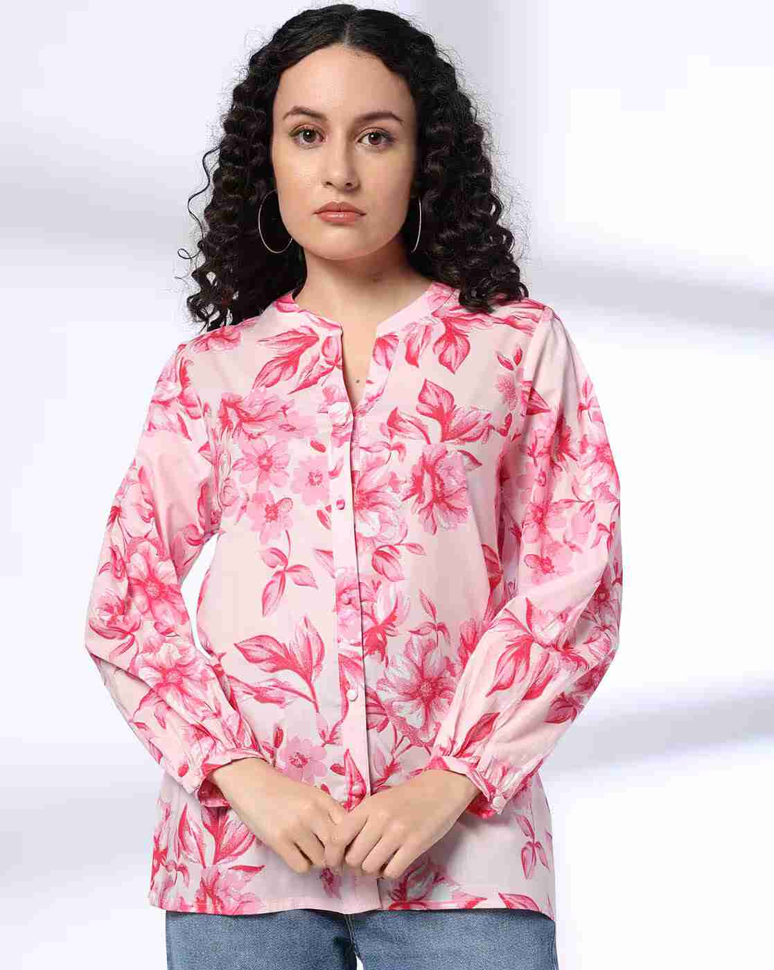 Women Floral Print Relaxed Fit Shirt