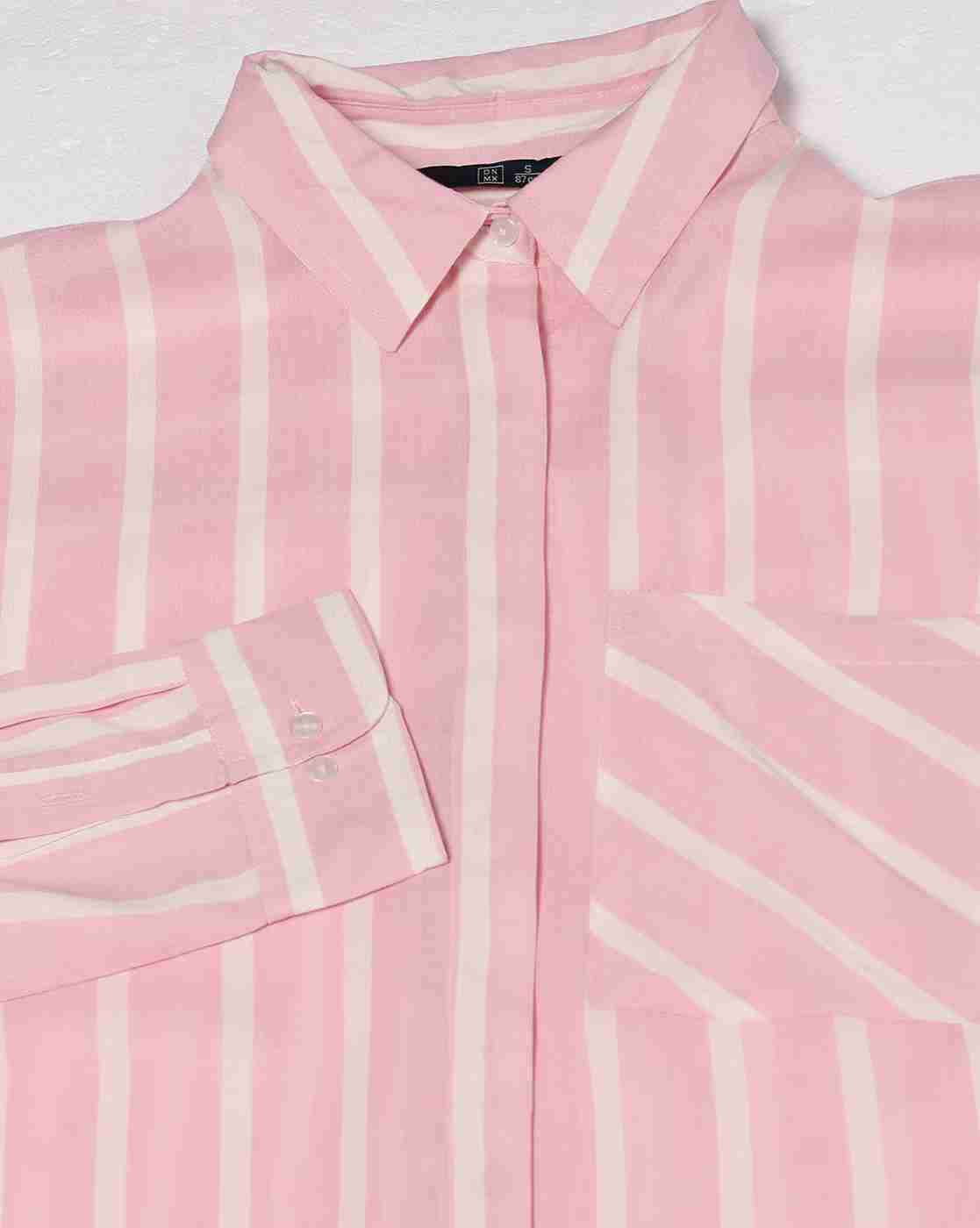 DNMX | Women Striped Relaxed Fit Shirt|4