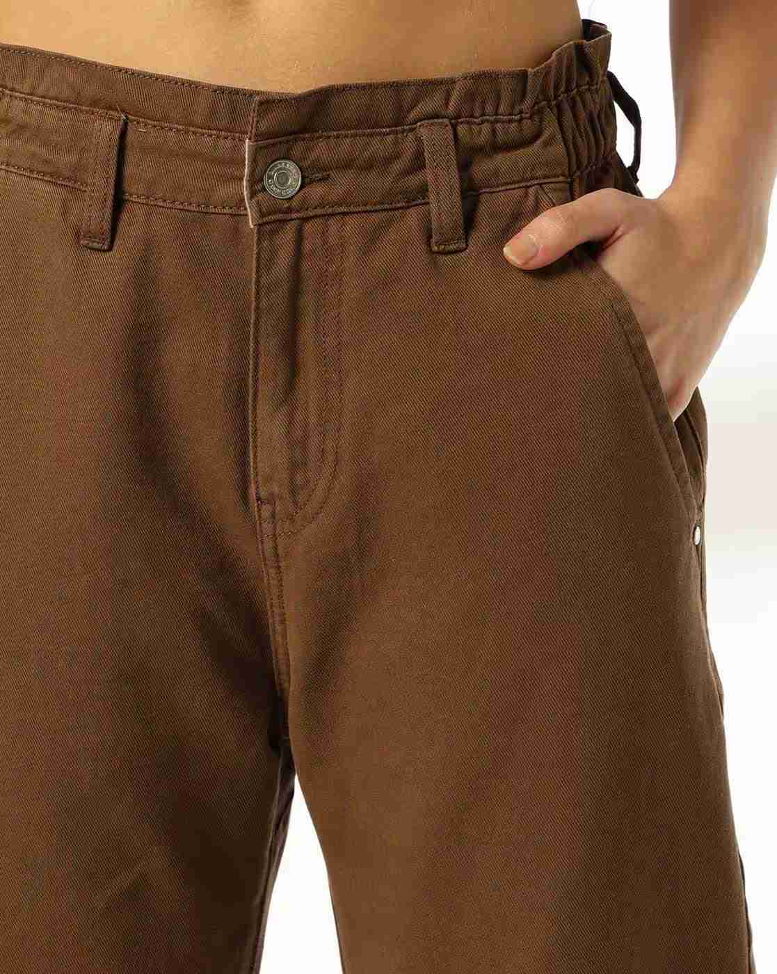 DNMX | Women Paperbag Mom Jeans|3