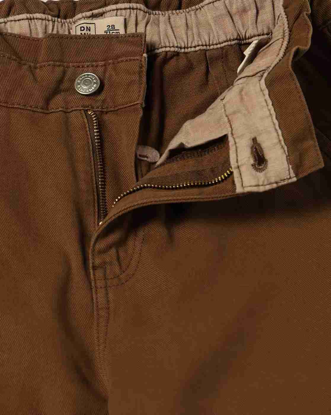 DNMX | Women Paperbag Mom Jeans|4