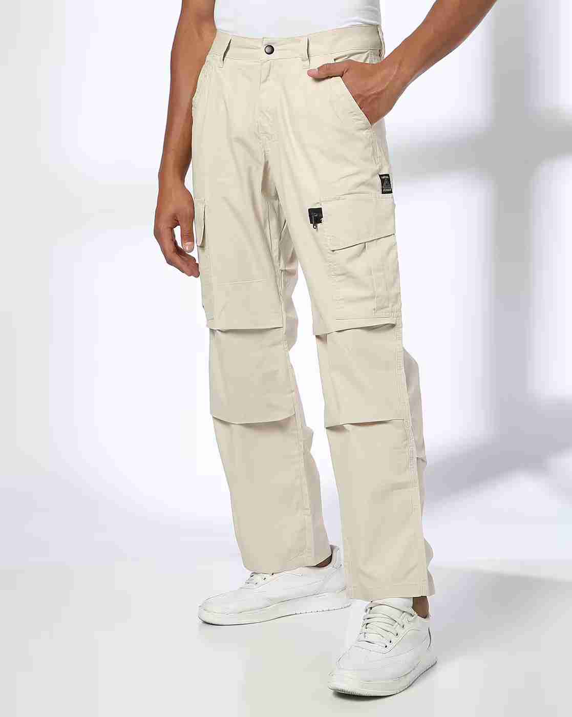 DNMX | Men Regular Fit Cargo Pants|0