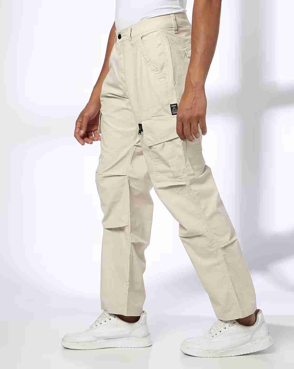 DNMX | Men Regular Fit Cargo Pants|1