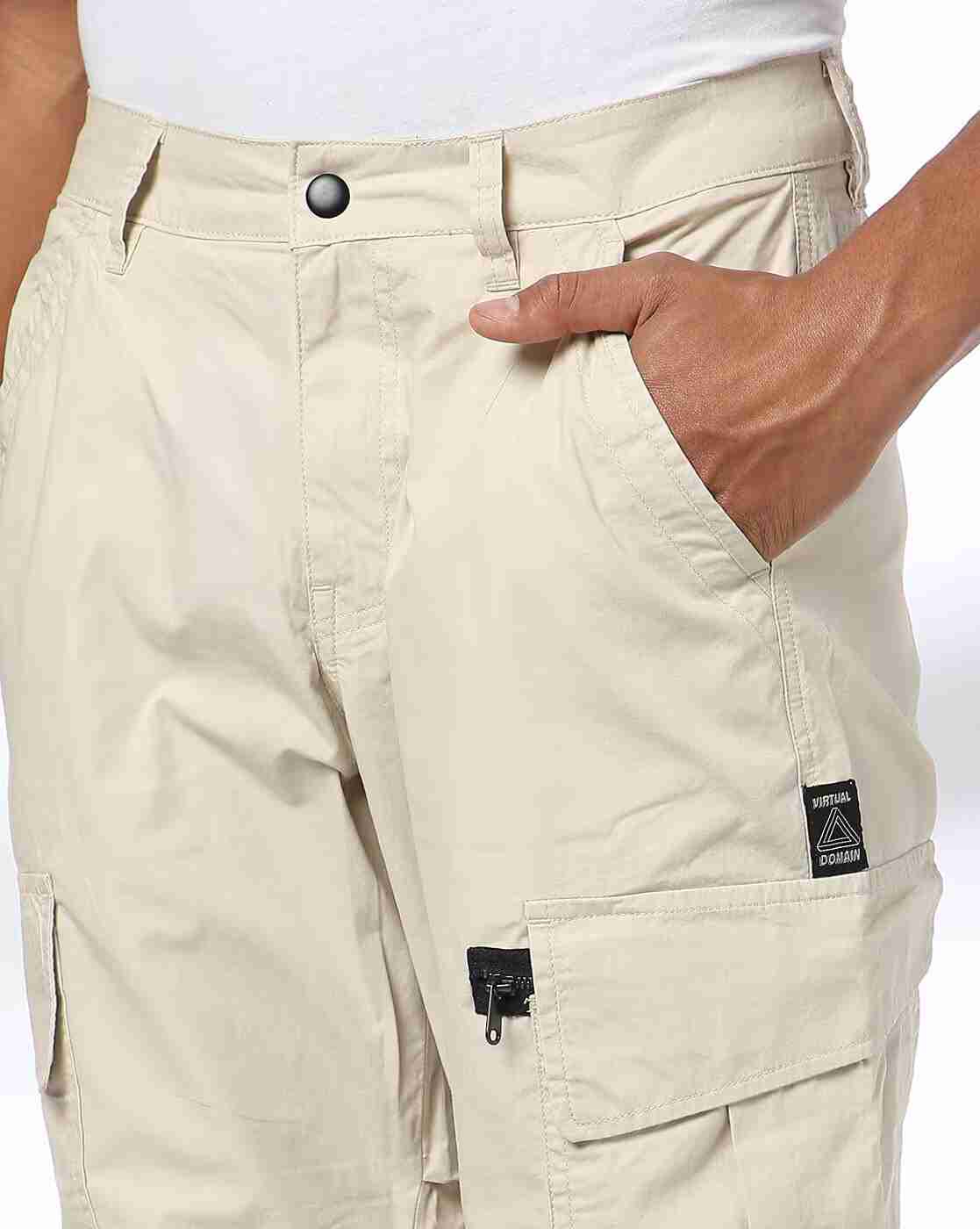 DNMX | Men Regular Fit Cargo Pants|3