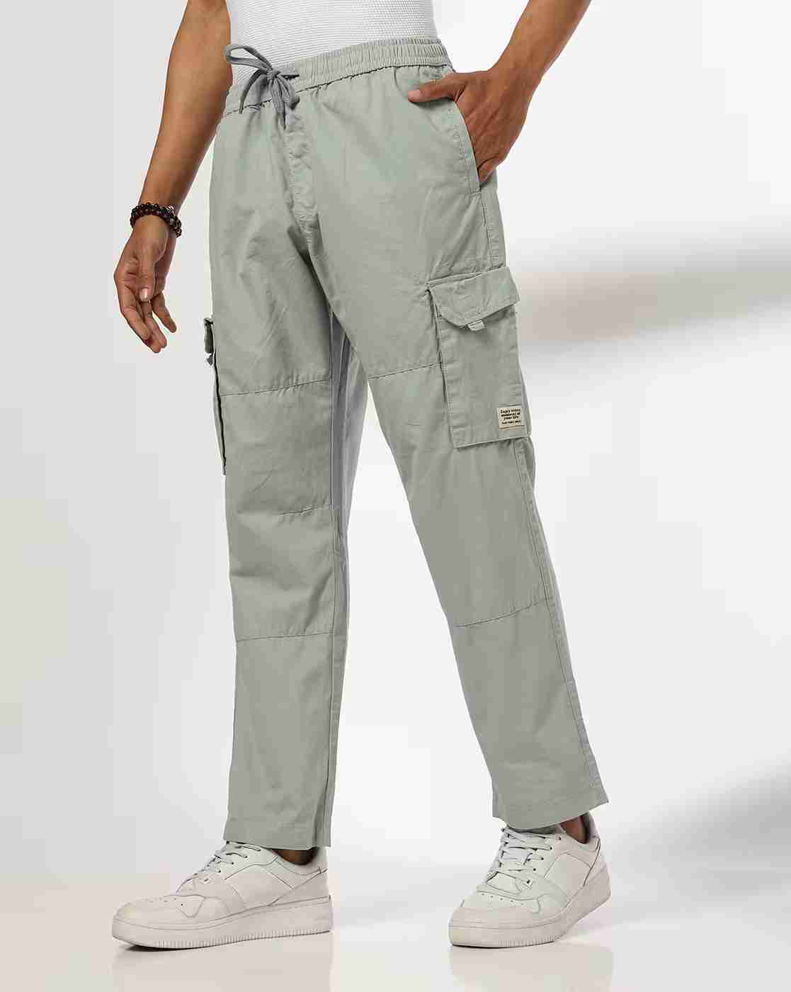 Men Slim Fit Cargos
