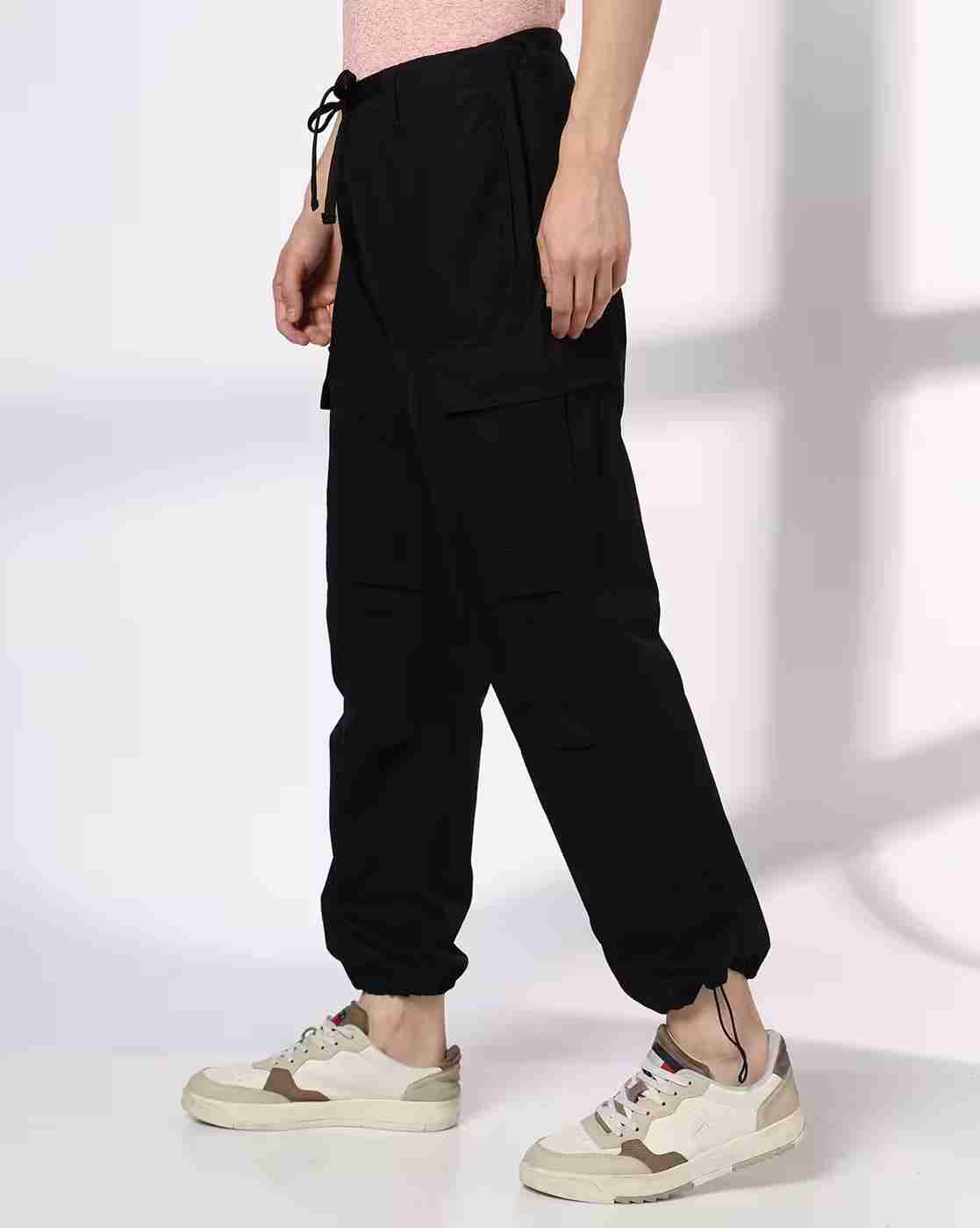 DNMX | Men Loose Fit Cargo Trousers|1