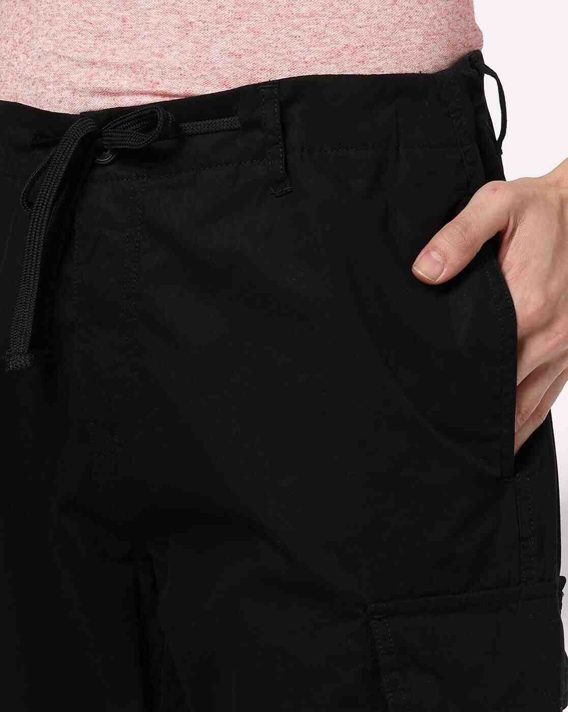 DNMX | Men Loose Fit Cargo Trousers|3