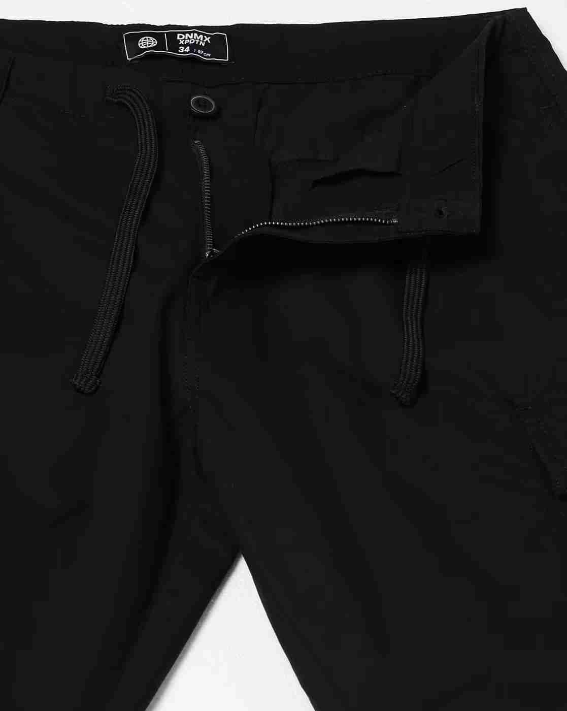 DNMX | Men Loose Fit Cargo Trousers|4