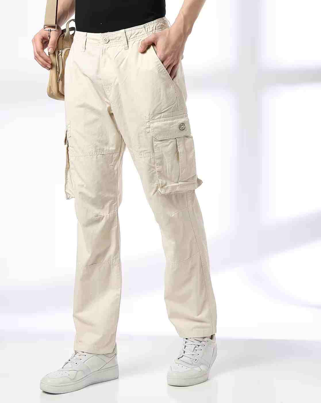 Men Loose Fit Cargo Trousers