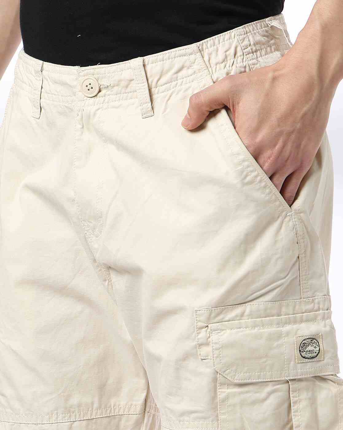DNMX | Men Loose Fit Cargo Trousers|3