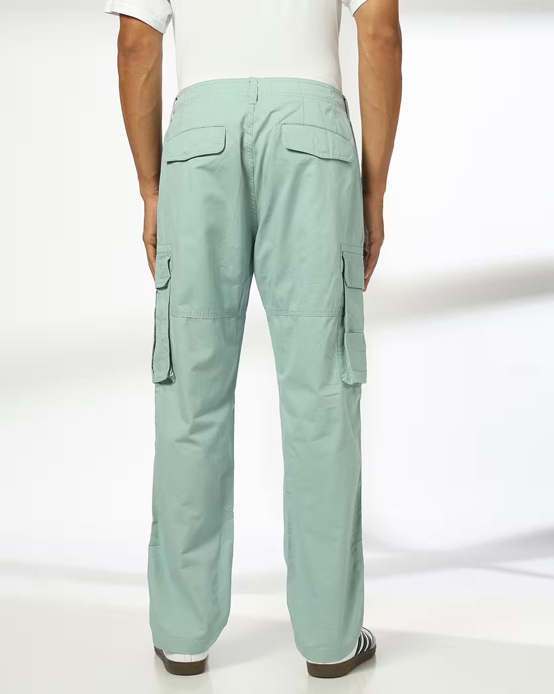 DNMX | Men Loose Fit Cargo Trousers|2