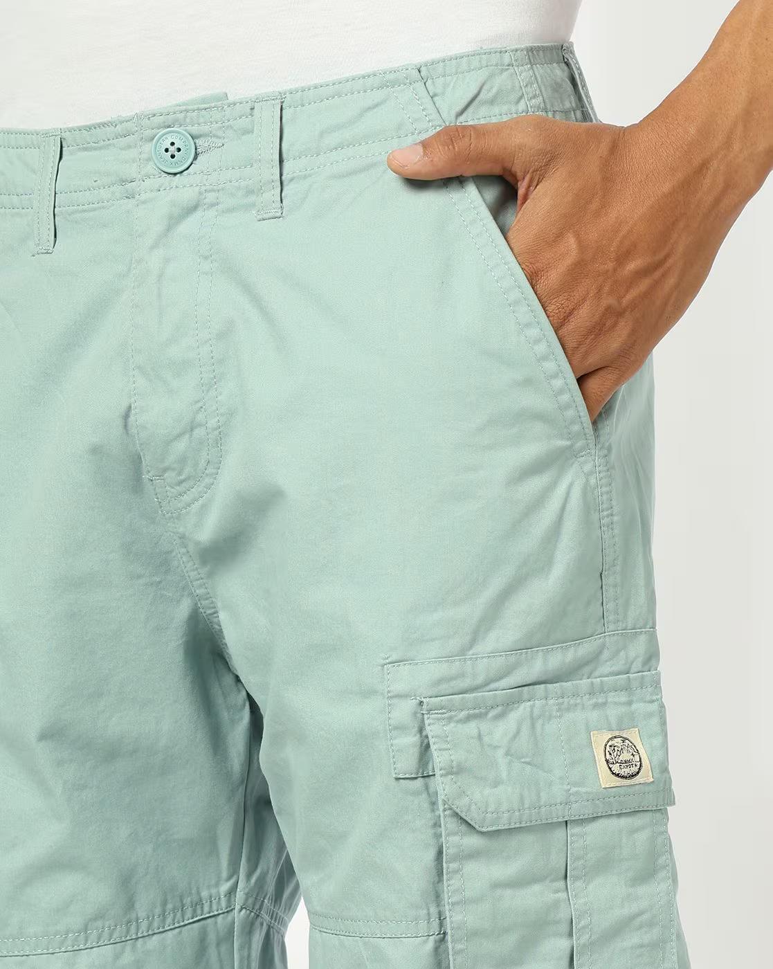 DNMX | Men Loose Fit Cargo Trousers|3