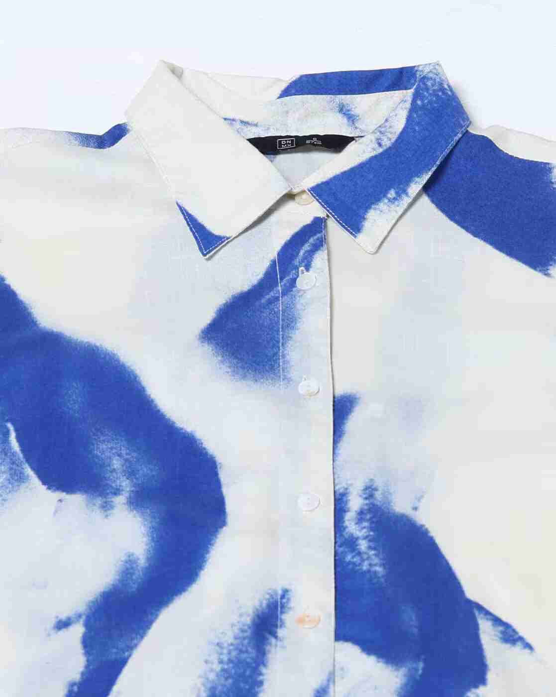 DNMX | Women Tie & Dye Relaxed Fit Shirt|4