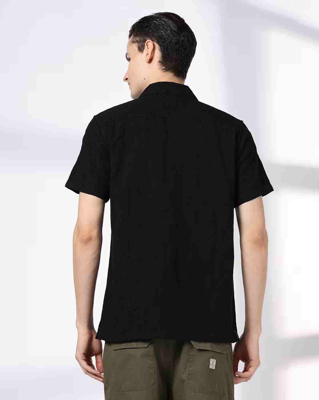 DNMX | Men Geometric Print Regular Fit Shirt|2