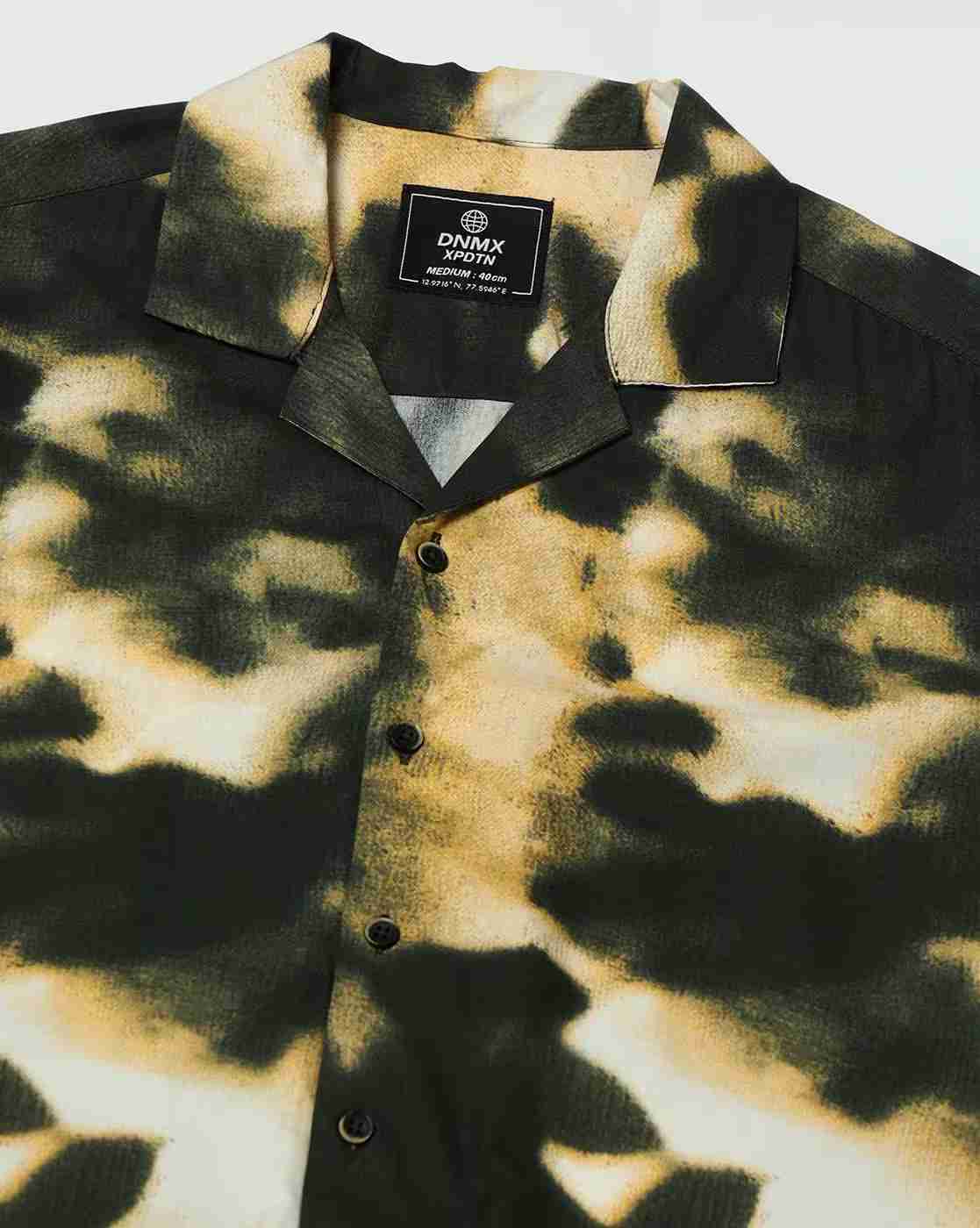 DNMX | Men Ombre-Dyed Regular Fit Shirt|4