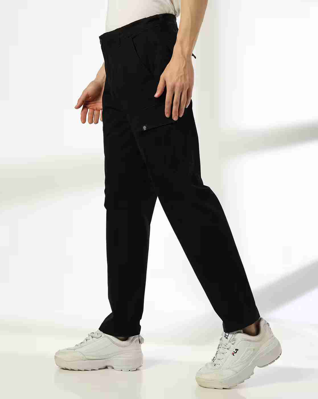 DNMX | Men Loose Fit Cargo Pants|1