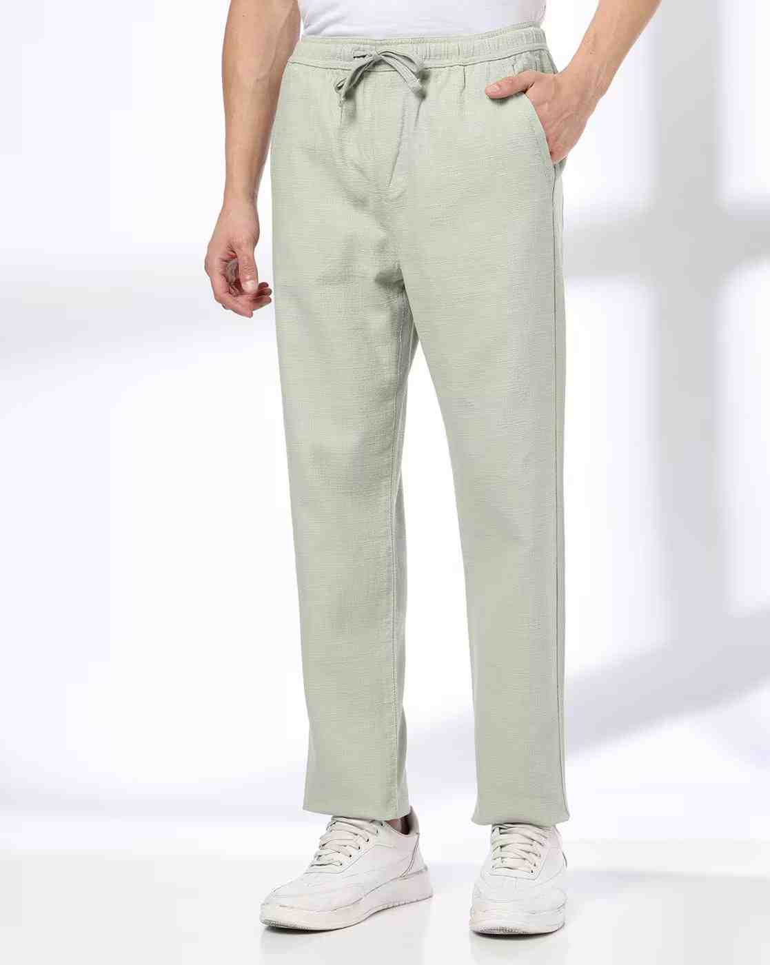 DNMX | Men Regular Fit Chinos with Insert Pockets|0