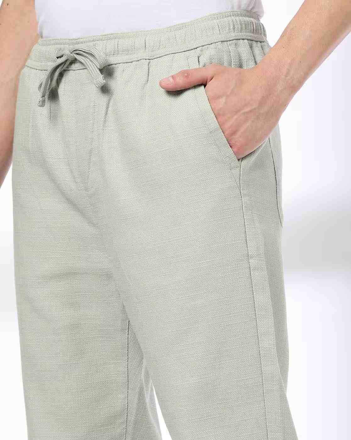 DNMX | Men Regular Fit Chinos with Insert Pockets|3