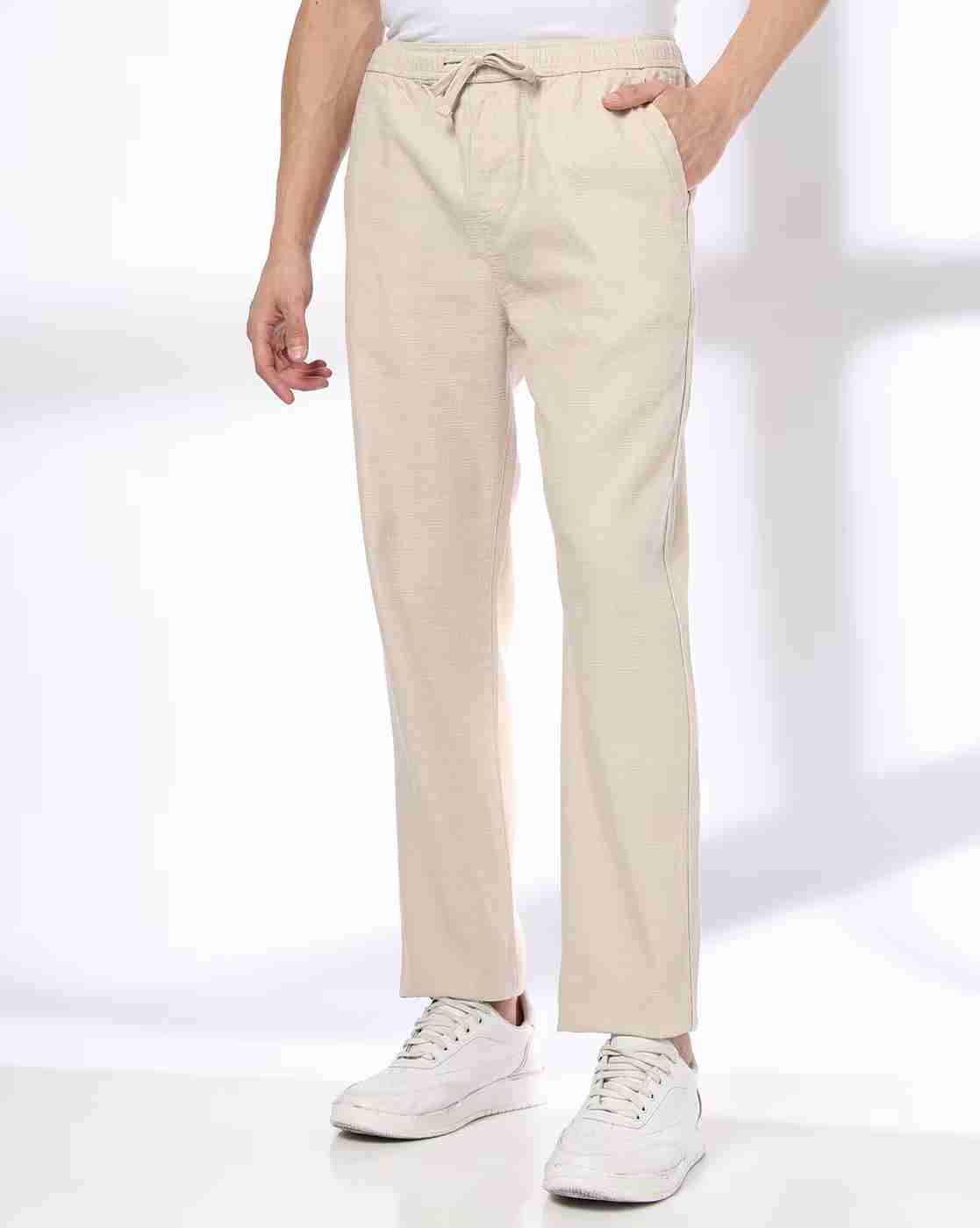 DNMX | Men Regular Fit Chinos with Insert Pockets|0