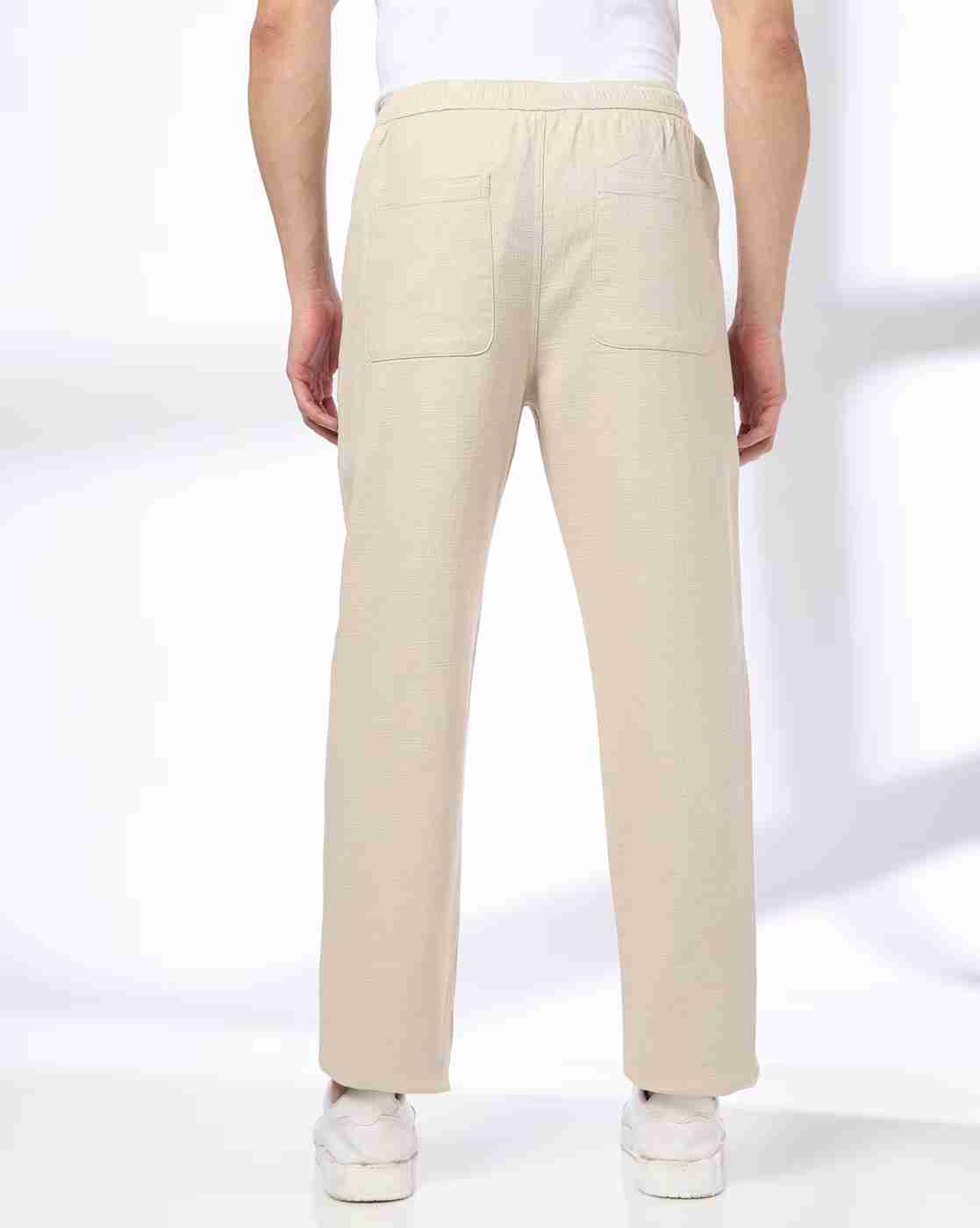 DNMX | Men Regular Fit Chinos with Insert Pockets|2