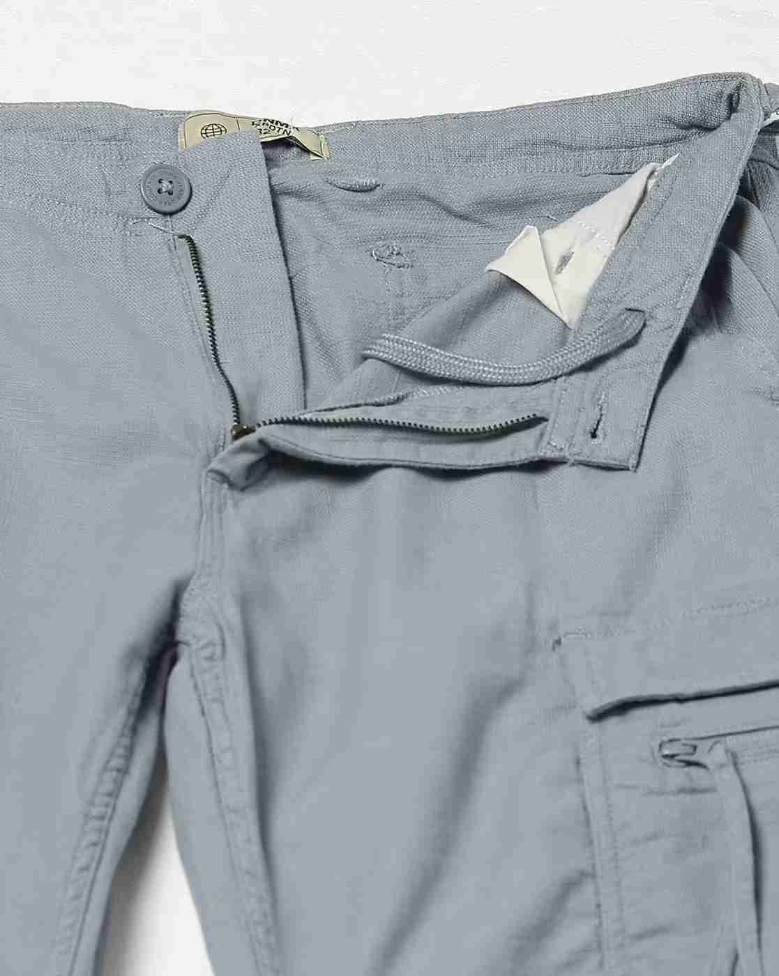 DNMX | Men Patterned Loose Fit Cargo Pants|4