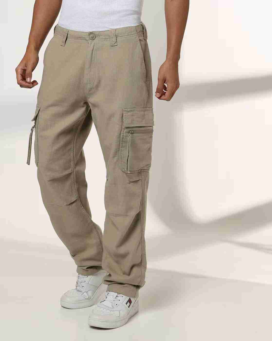 Men Loose Fit Cargo Pants