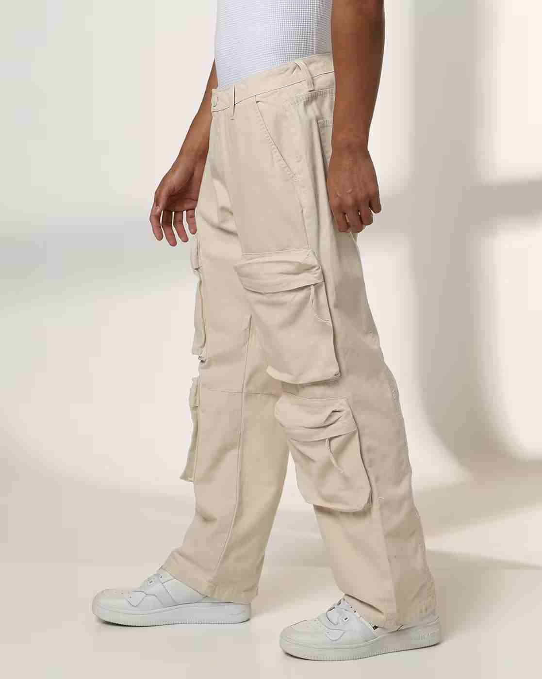 DNMX | Men Loose Fit Cargo Trousers