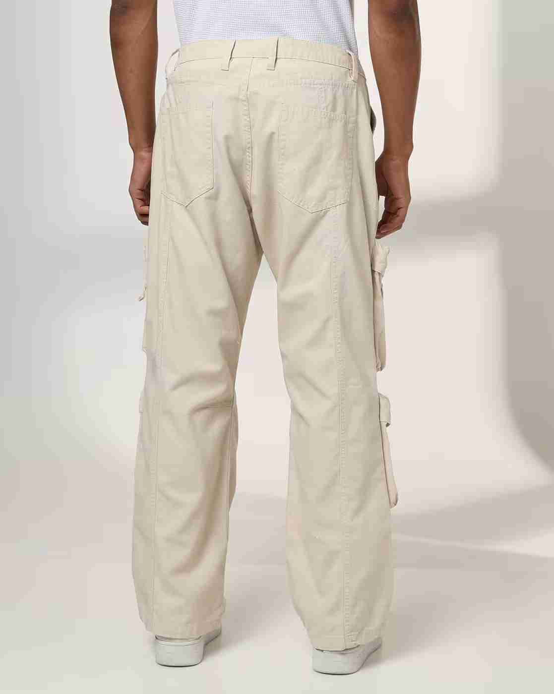 DNMX | Men Loose Fit Cargo Trousers|2