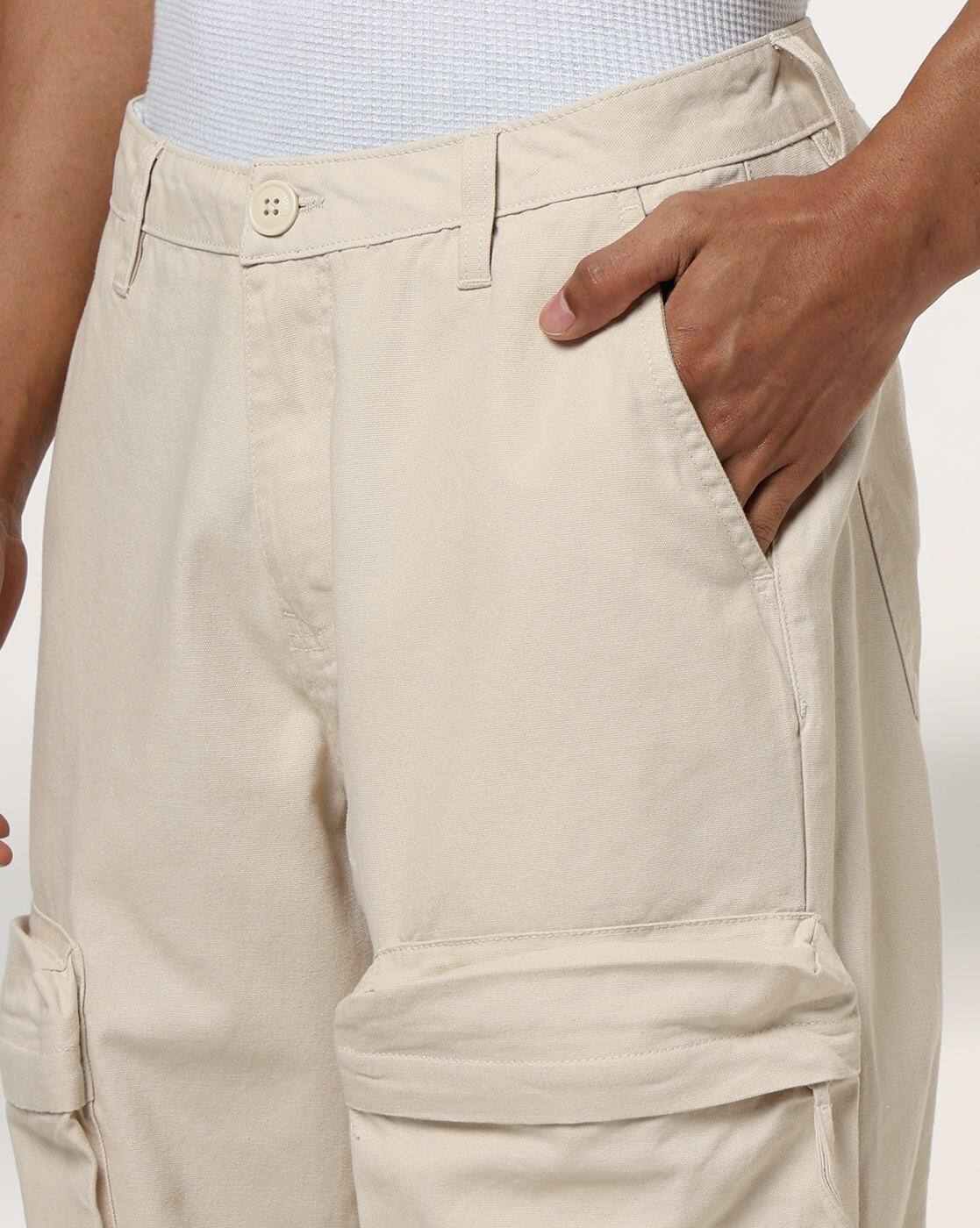DNMX | Men Loose Fit Cargo Trousers|3