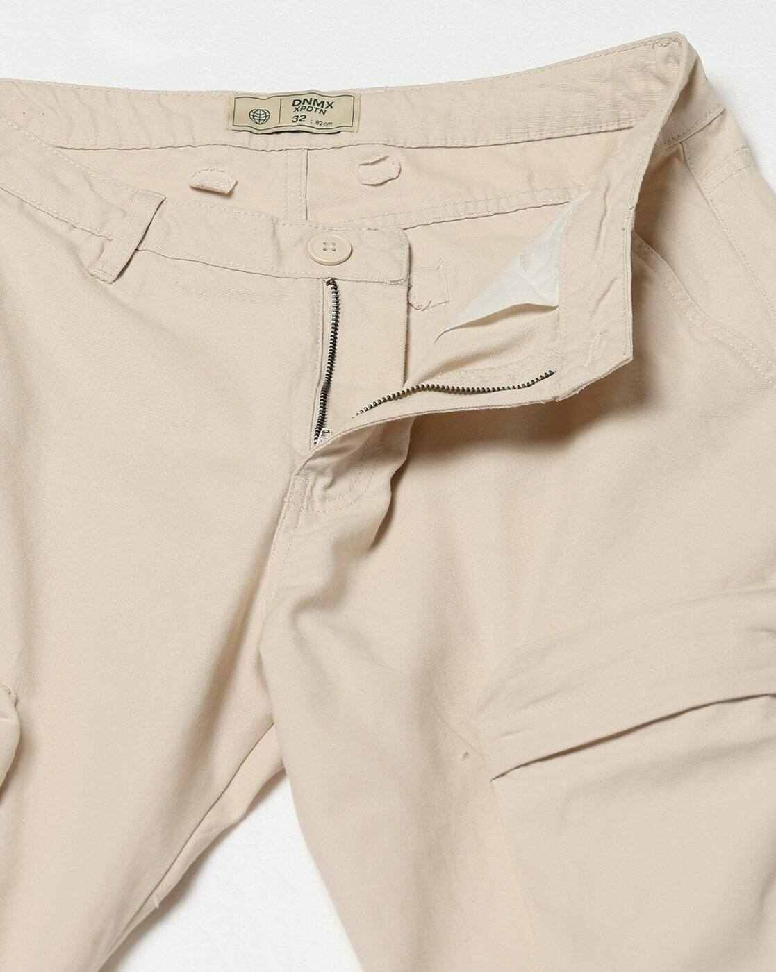 DNMX | Men Loose Fit Cargo Trousers|4