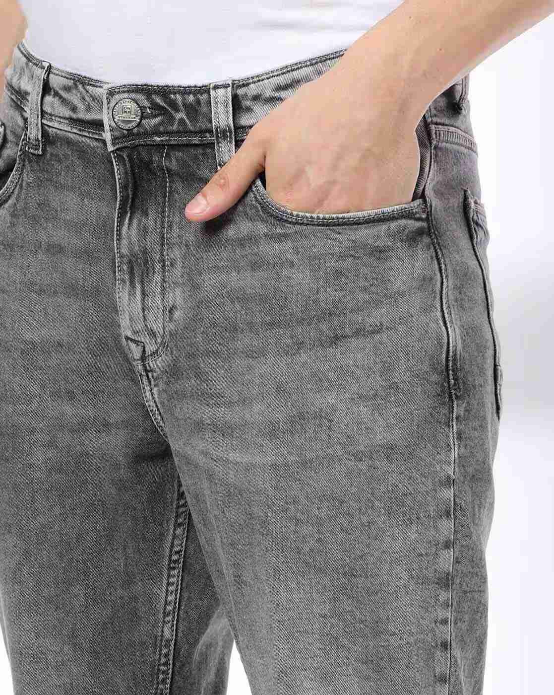 DNMX | Men Mid-Wash Slim Fit Jeans|3
