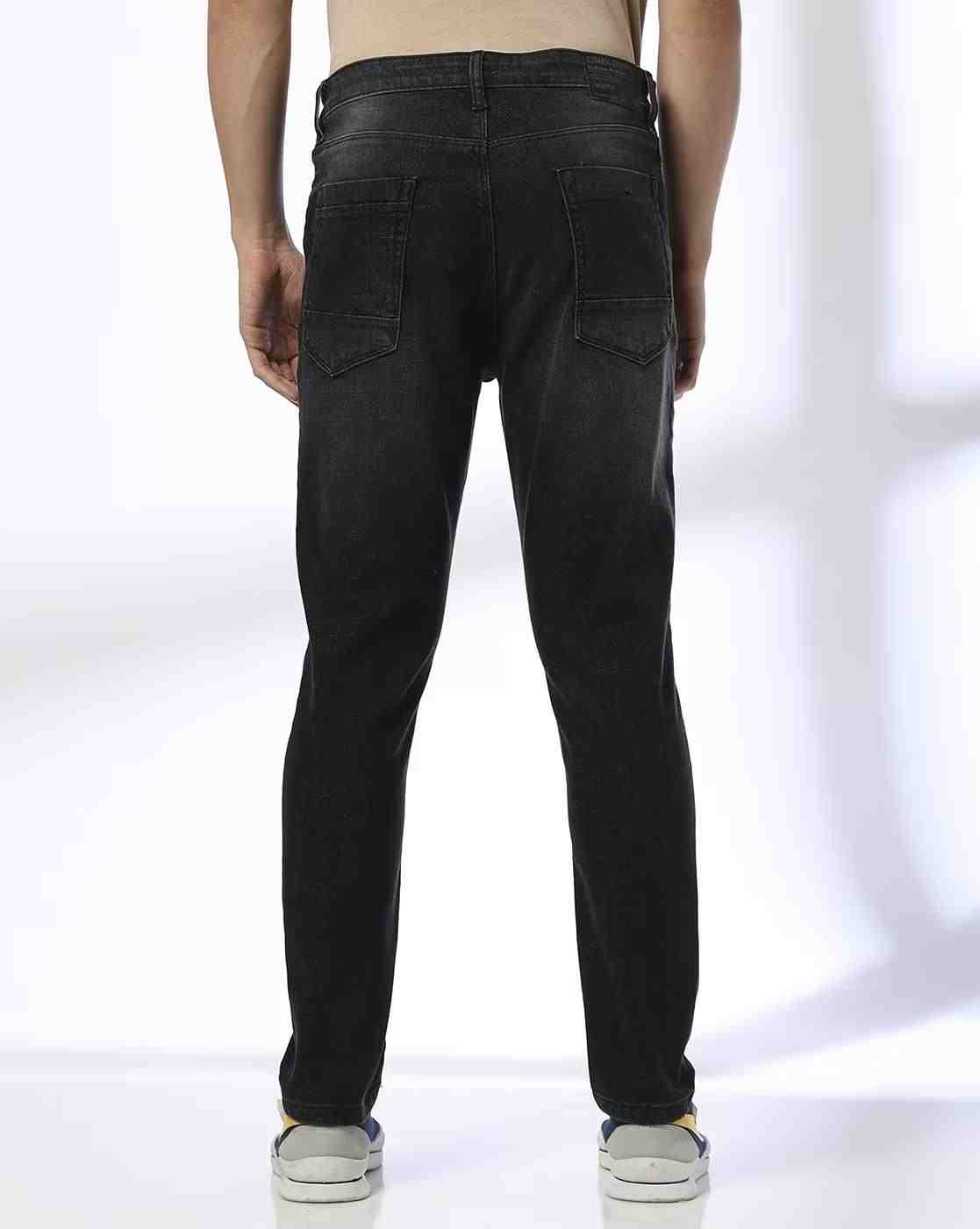 DNMX | Men Lightly Washed Skinny Fit Jeans|2