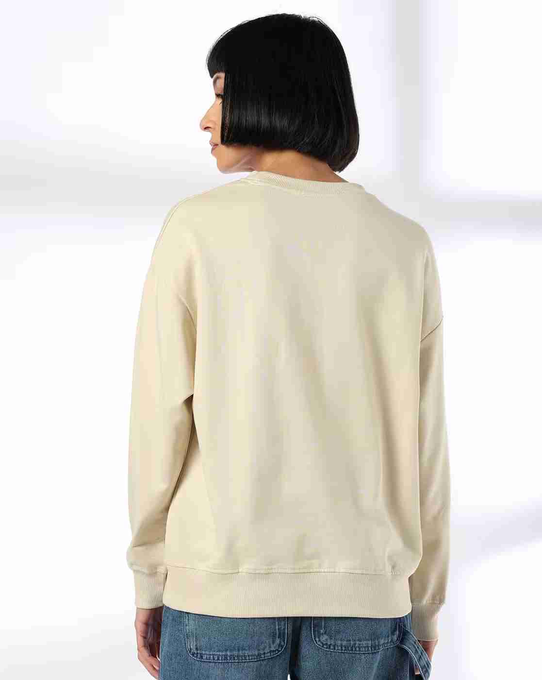 DNMX | Women Naruto Sakura Print Boxy Fit Crew-Neck Sweatshirt|3