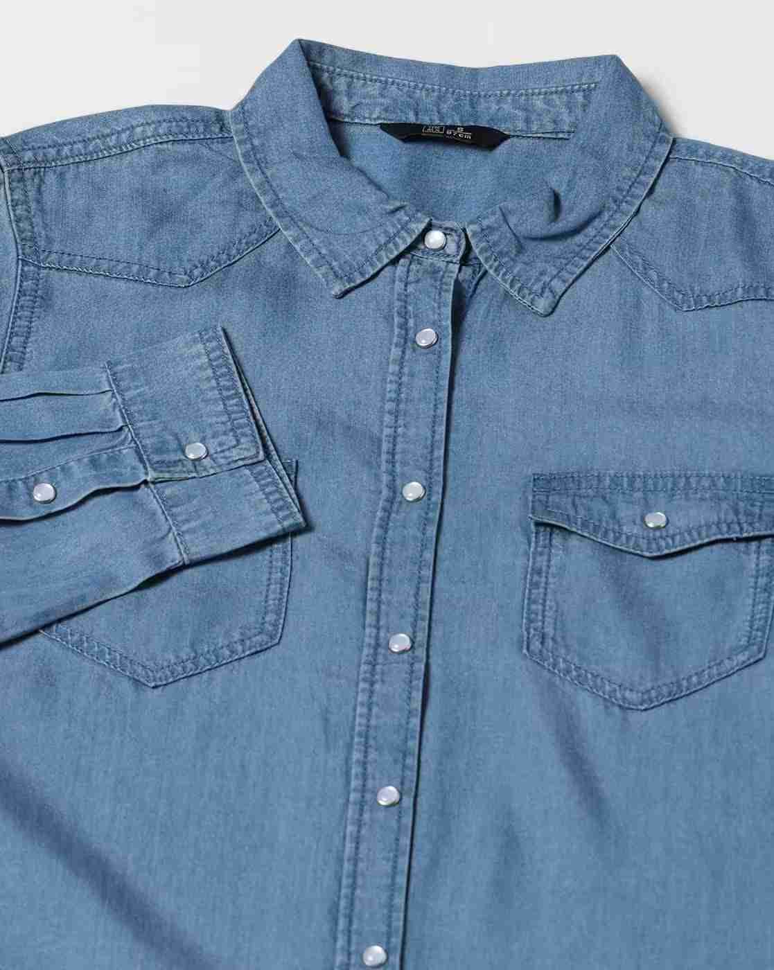 DNMX | Women Relaxed Fit Shirt with Flap Pockets|5