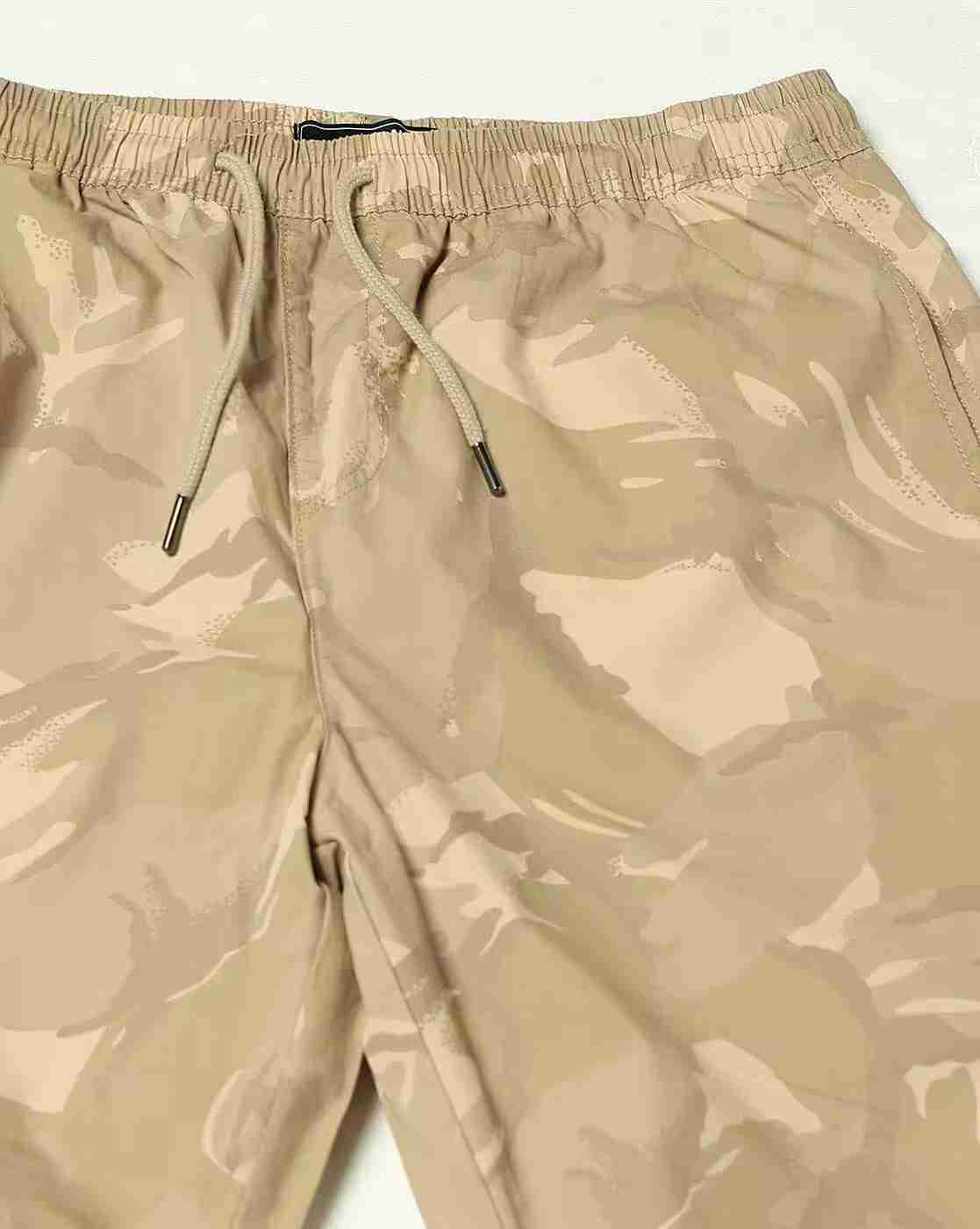 DNMX | Men Camouflage Print Relaxed Fit Flat-Front Pants|5