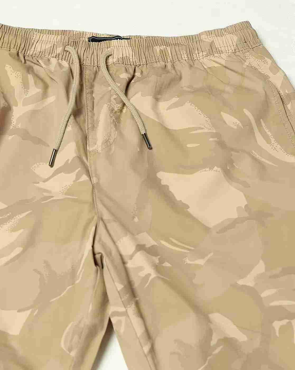 DNMX | Men Camouflage Print Relaxed Fit Flat-Front Pants|5