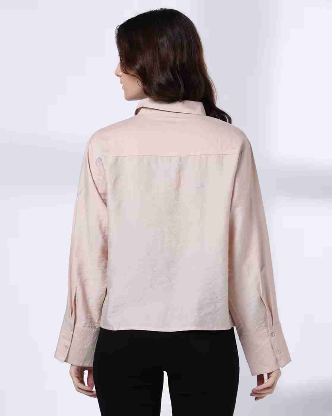 DNMX | Women Relaxed Fit Shirt with Flap Pockets|2