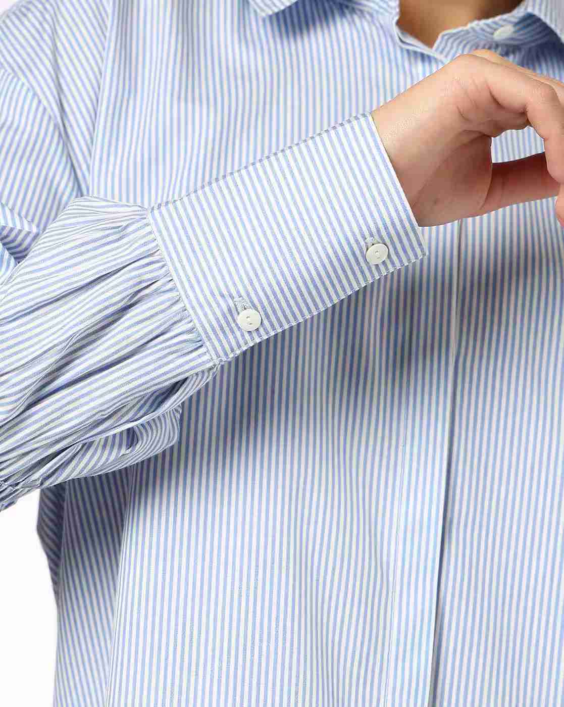 DNMX | Women Striped Relaxed Fit Shirt|4