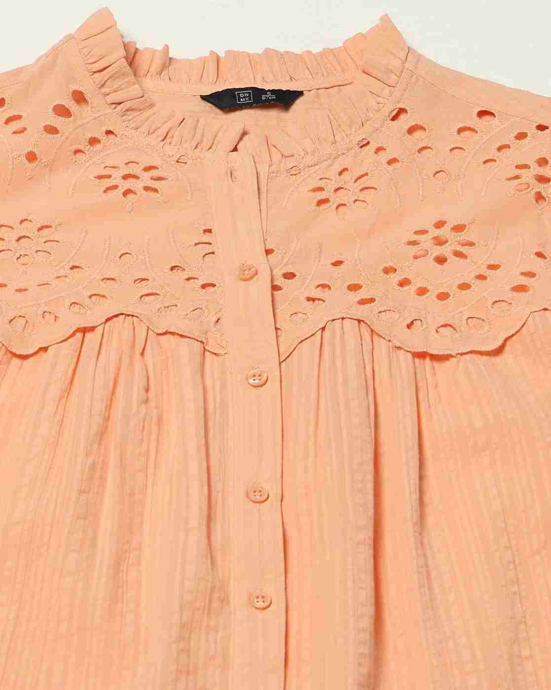 DNMX | Women Patterned Relaxed Fit Shirt|4