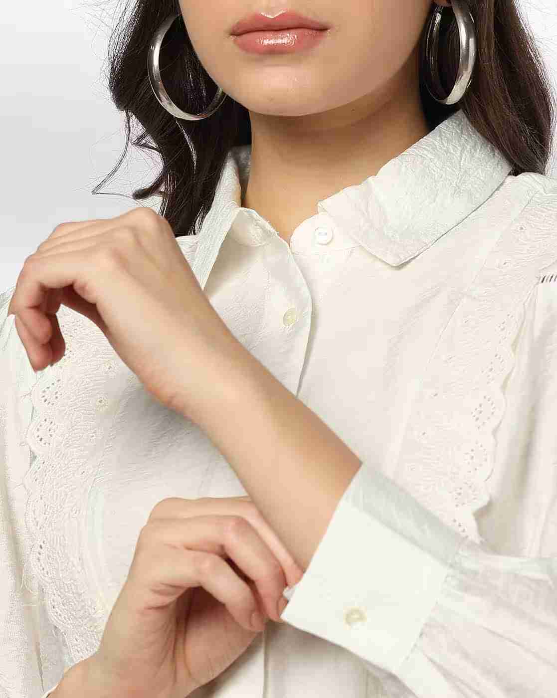 DNMX | Men Relaxed Fit Shirt with Puff Sleeves|3