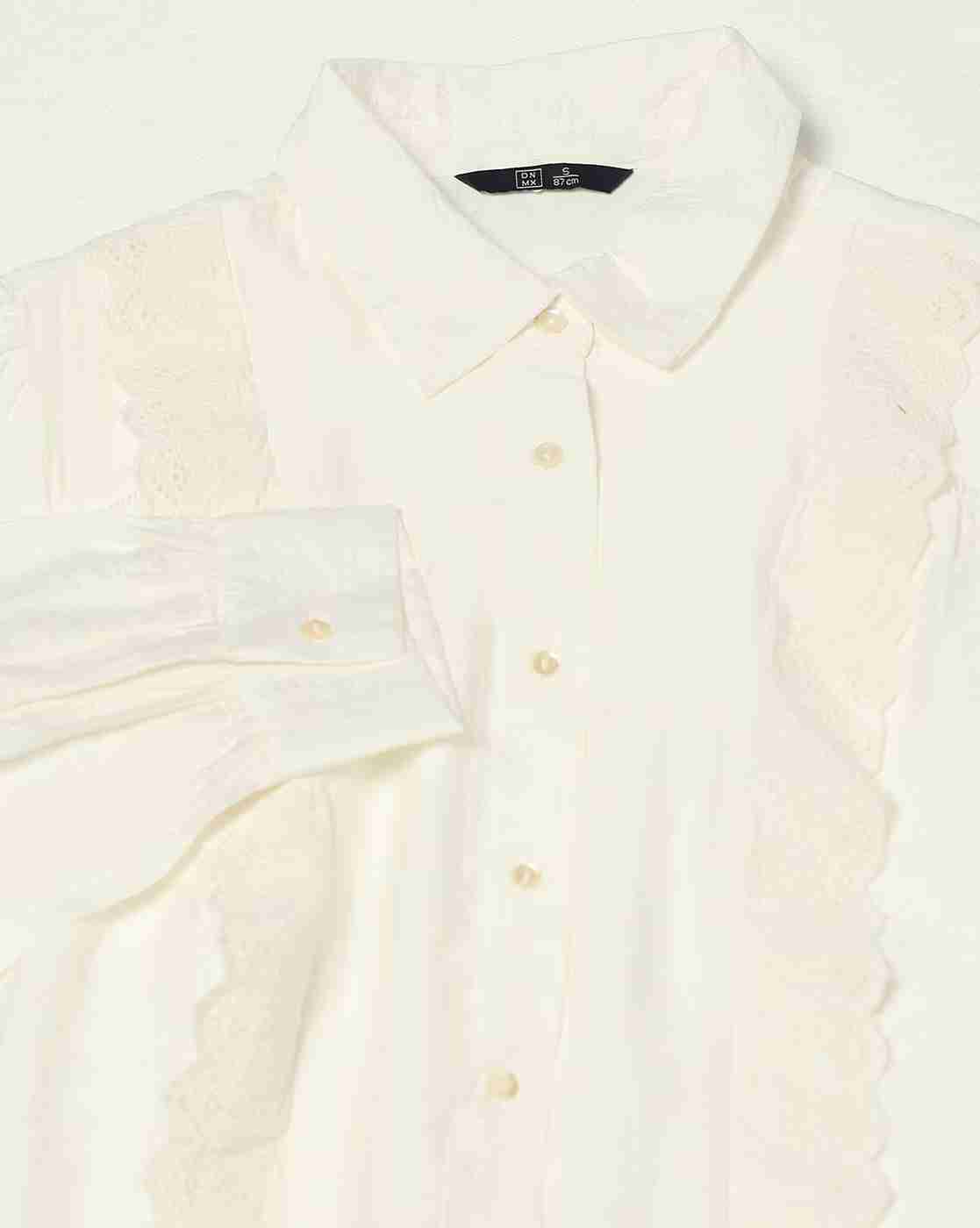 DNMX | Men Relaxed Fit Shirt with Puff Sleeves|4