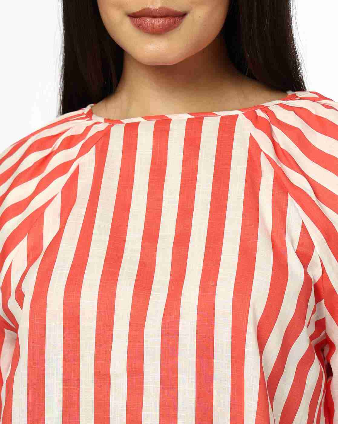 DNMX | Women Striped Regular Fit Top|3