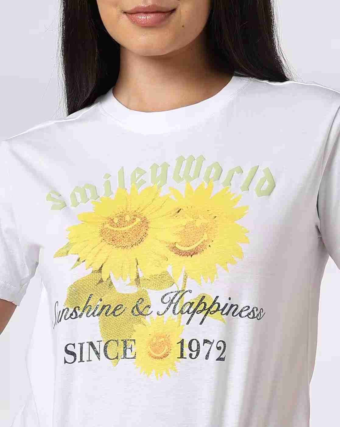 DNMX | Women Printed Boxy Fit T-Shirt|3