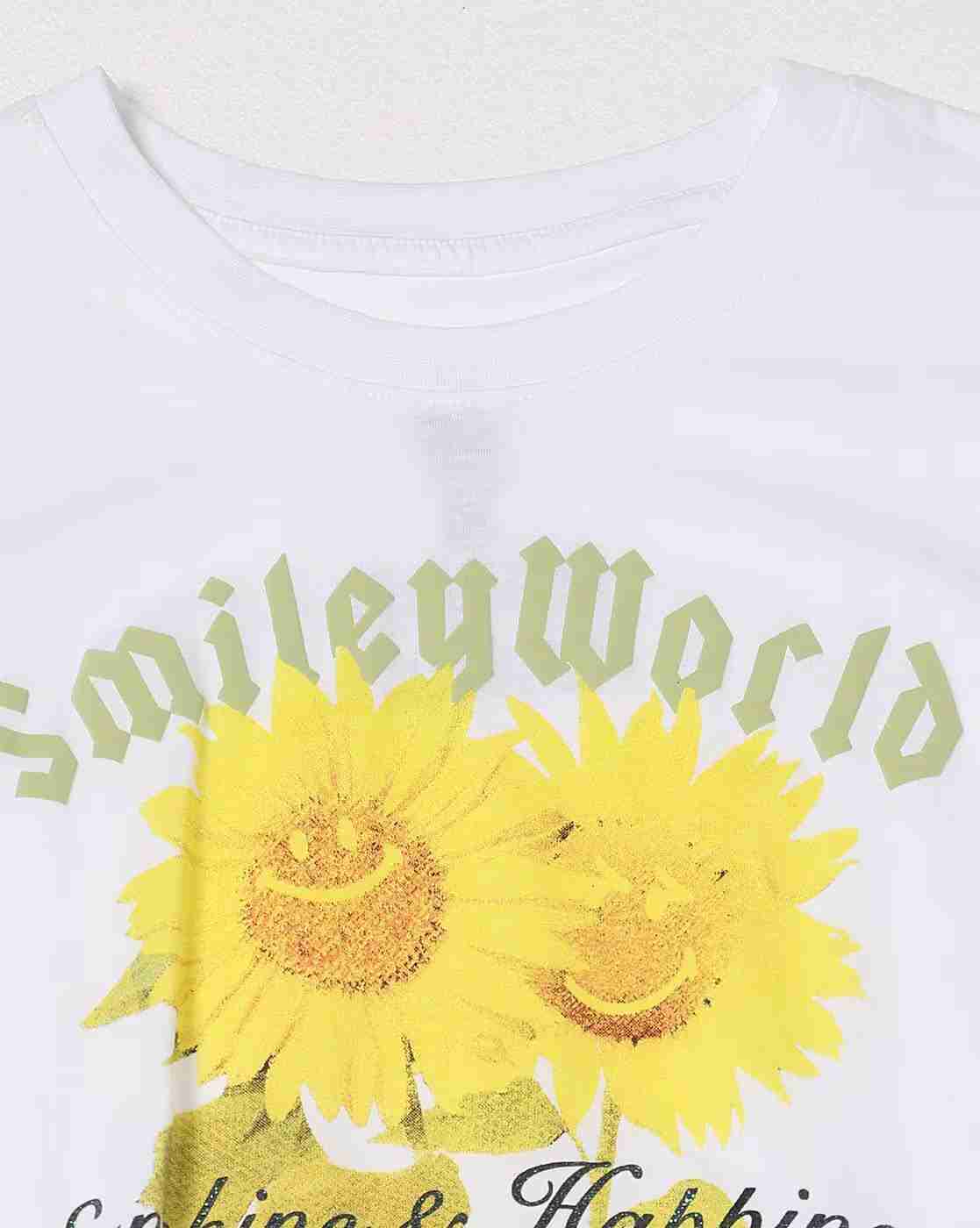 DNMX | Women Printed Boxy Fit T-Shirt|4