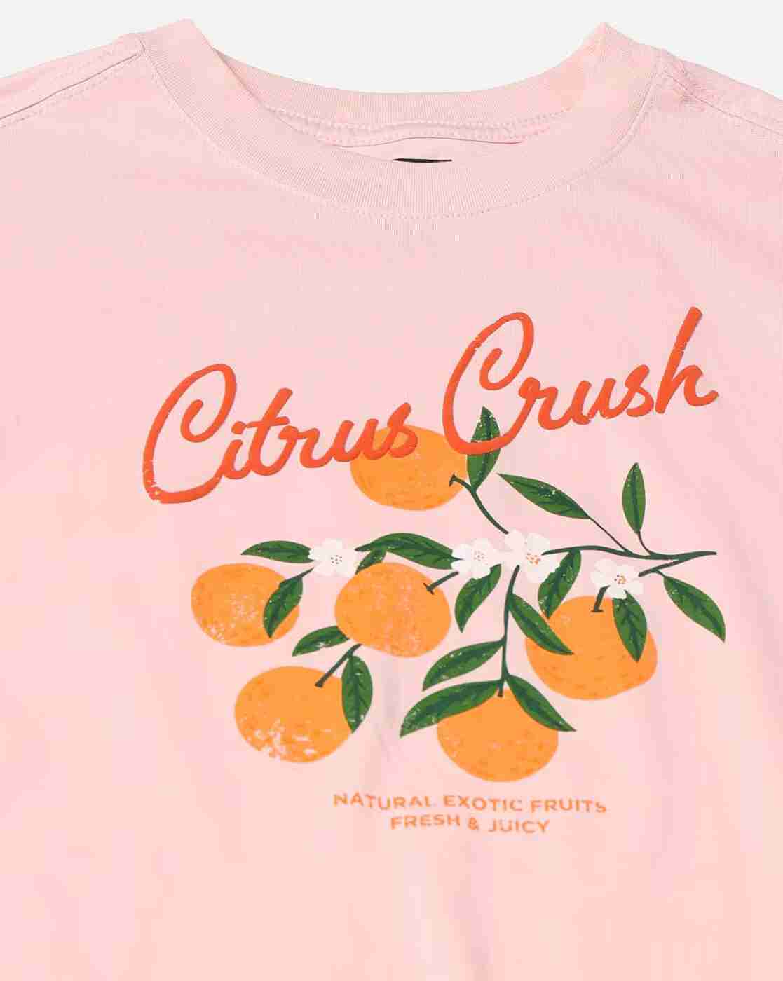 DNMX | Women Graphic Print Boxy Fit Crew-Neck T-Shirt|4