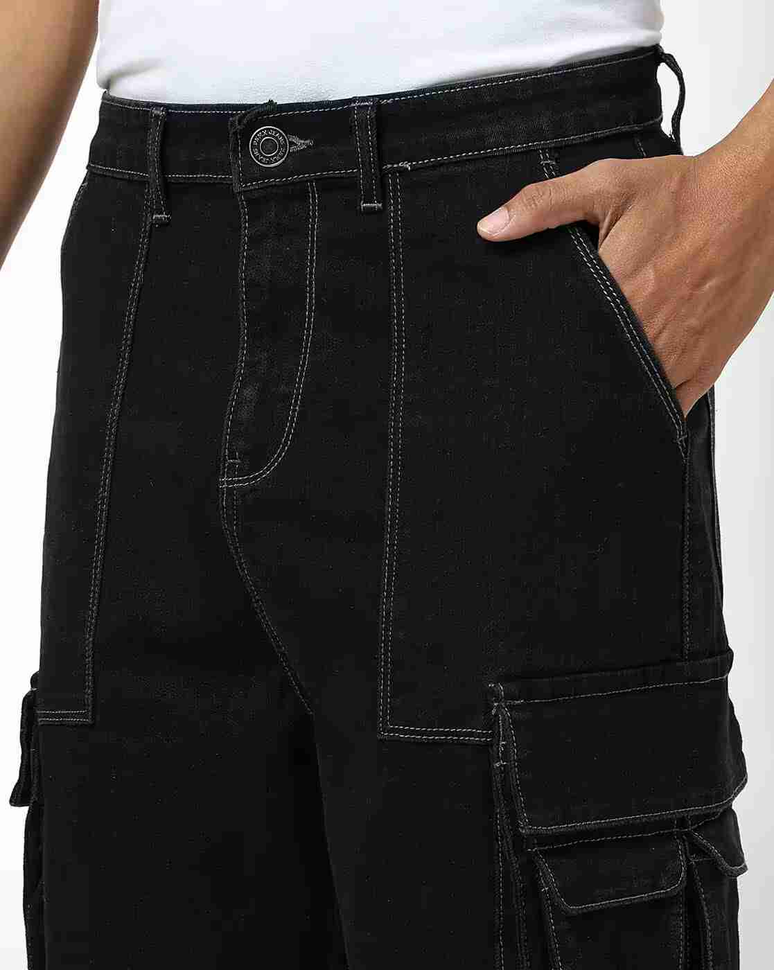 DNMX | Men Regular Fit Cargo Shorts|3