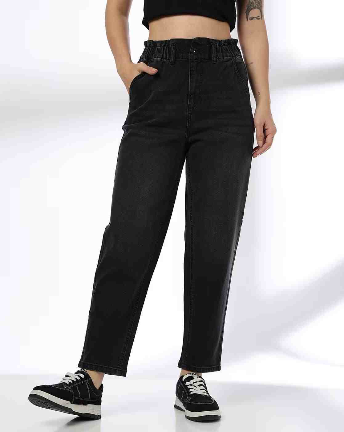 Women Mid-Rise Straight Jeans