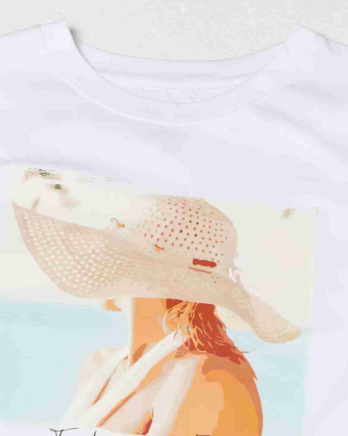 DNMX | Women Find Your Sanctuary Print Regular Fit Round-Neck T-Shirt|4