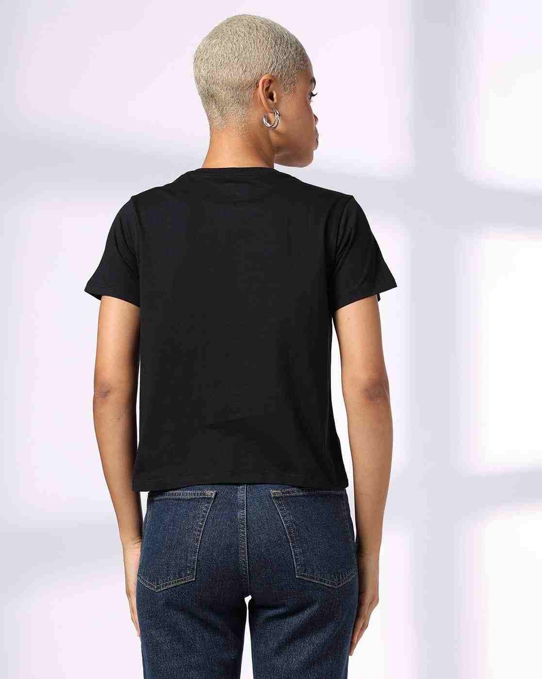 DNMX | Women Barcelona Regular Fit Crew-Neck T-Shirt|2