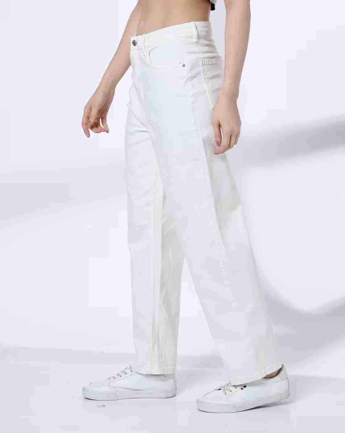 DNMX | Women Mid-Rise Relaxed Jeans|1